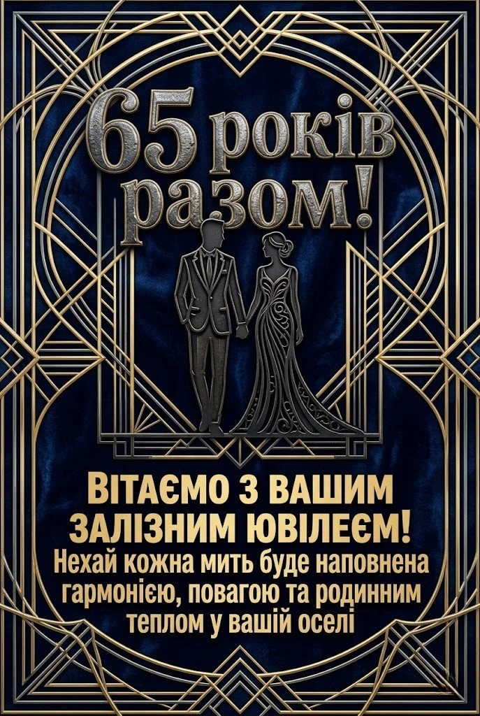 65 років разом: зворушливі привітання з залізним весіллям у віршах та прозі