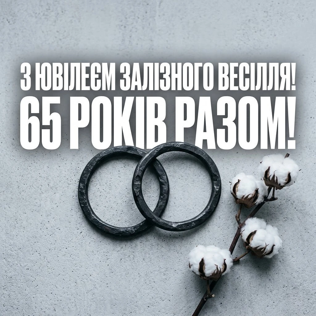 65 років разом: зворушливі привітання з залізним весіллям у віршах та прозі