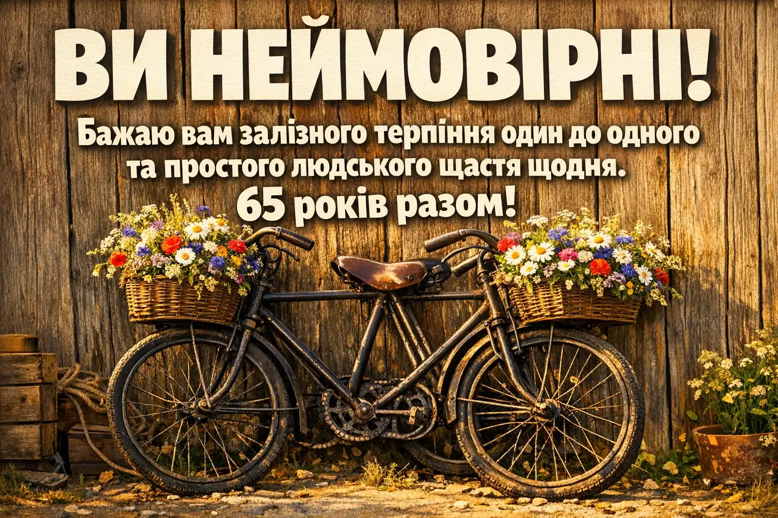 65 років разом: зворушливі привітання з залізним весіллям у віршах та прозі