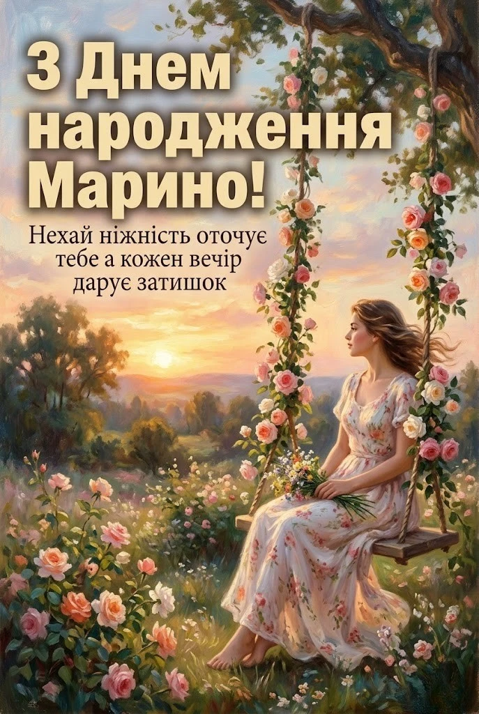 Щирі та зворушливі побажання для Марини у день народження