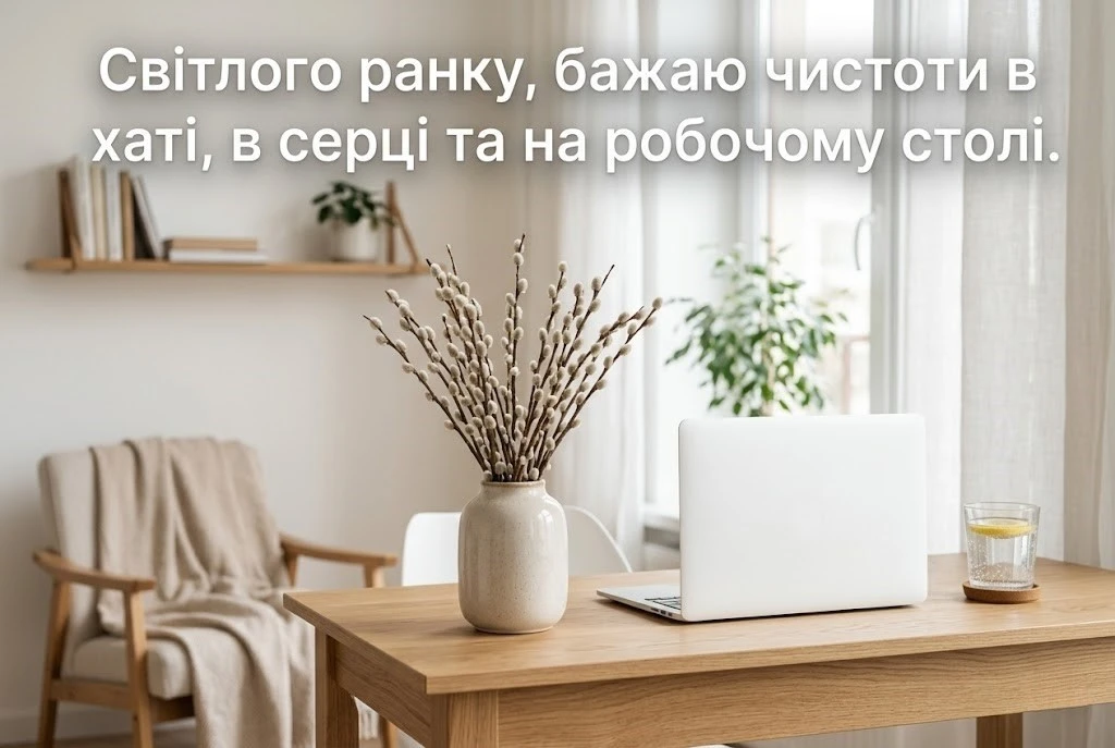 Доброго ранку, з Чистим четвергом: душевні вітання та гарні картинки для очищення душі й оселі