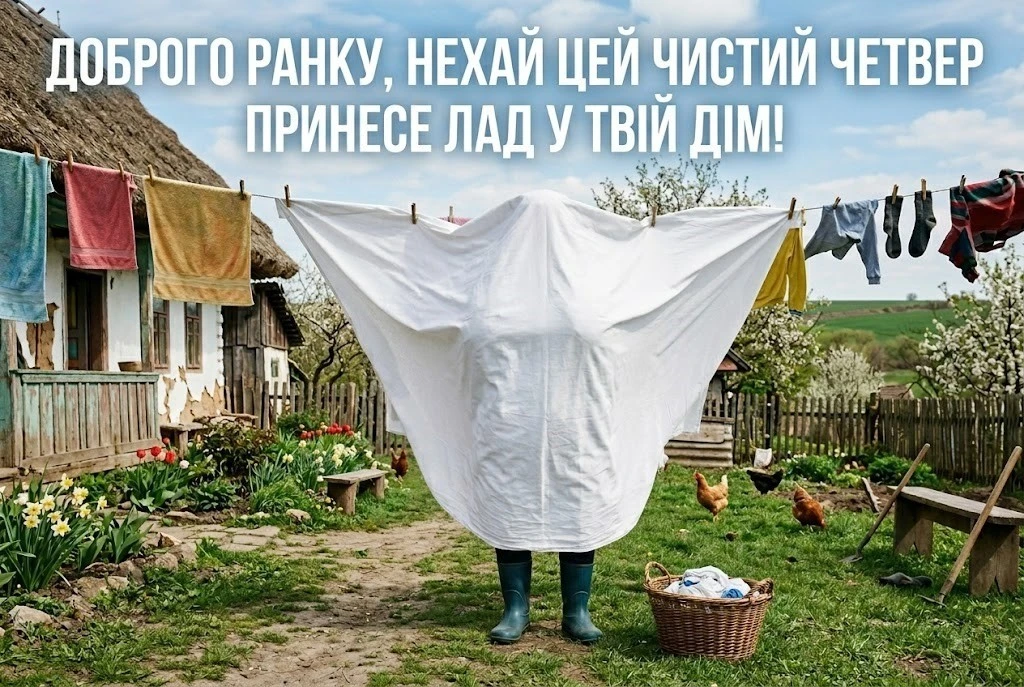 Доброго ранку, з Чистим четвергом: душевні вітання та гарні картинки для очищення душі й оселі