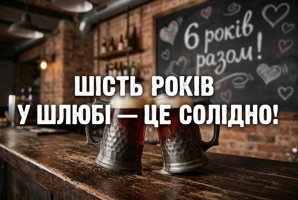 Привітання з 6 річницею весілля: найкращі побажання у віршах та прозі