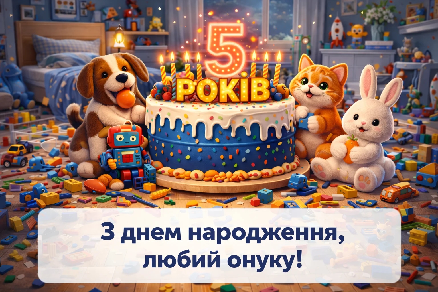 Найкращі побажання для онука на 5 років від бабусі: від серця до серця