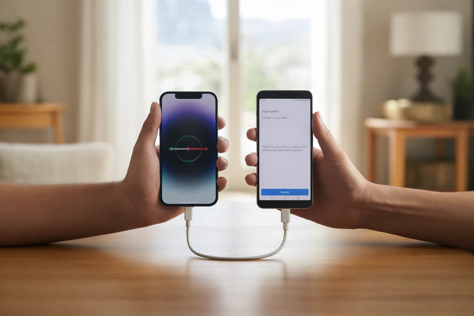 Передача данных между iPhone и Android