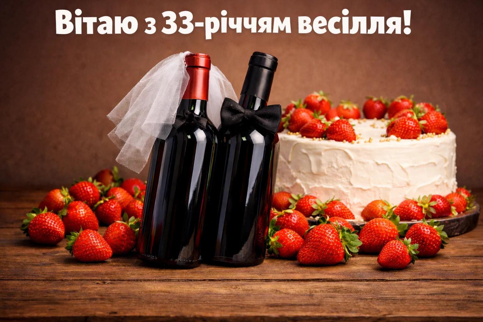 33 роки разом: Найкращі привітання з Клубничною річницею весілля