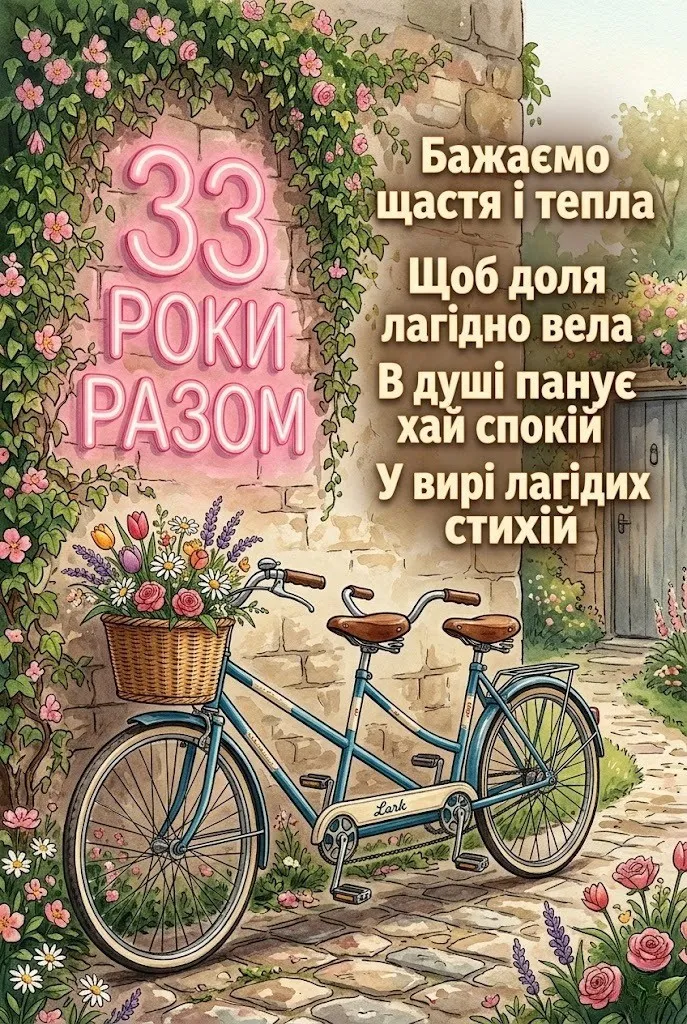 33 роки разом: Найкращі привітання з Клубничною річницею весілля