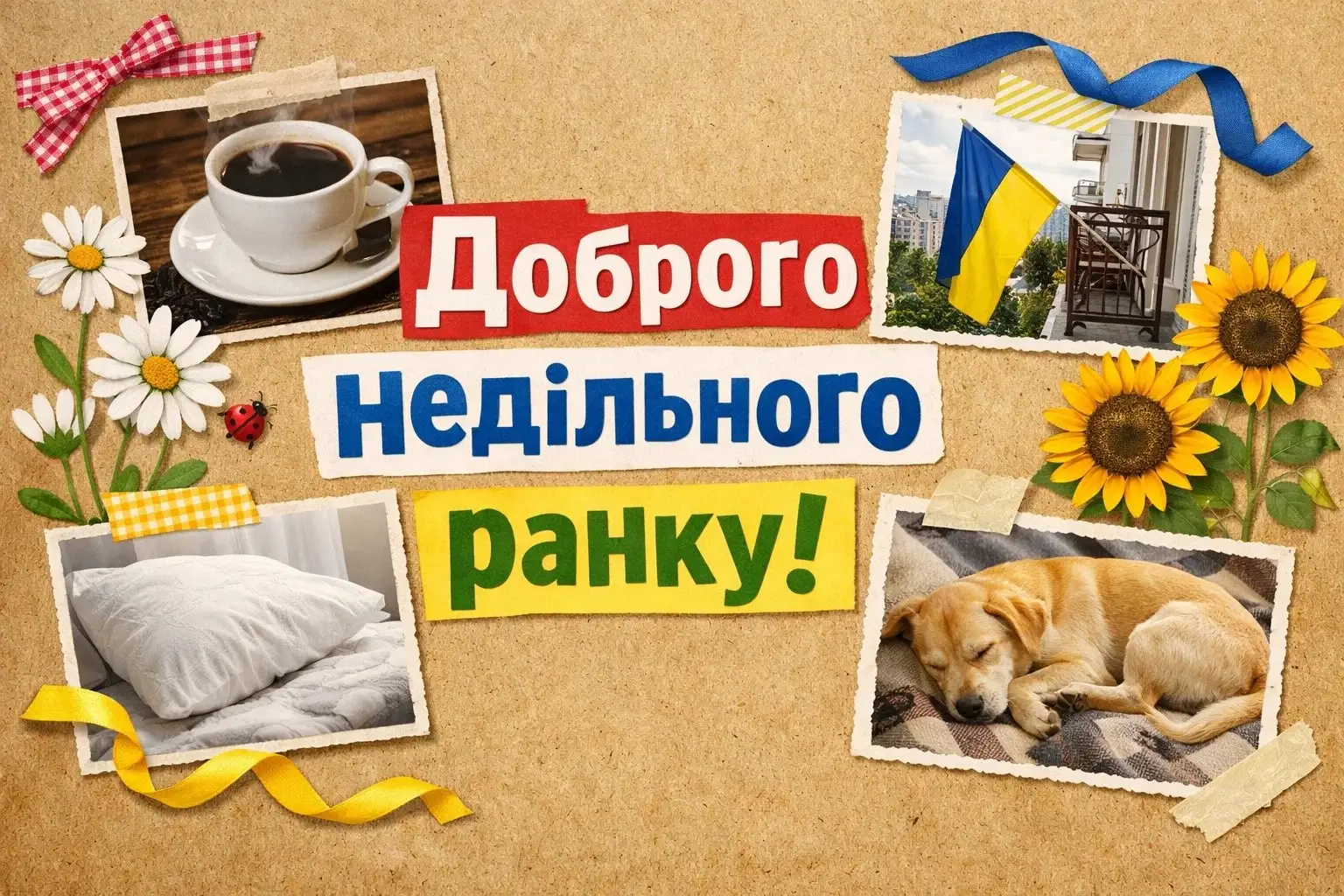 Доброго недільного ранку: найкращі картинки про сучасну Україну для душевних привітань