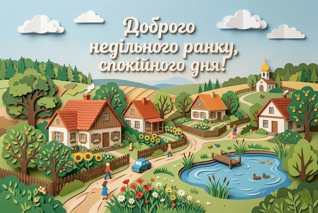 Доброго недільного ранку: найкращі картинки про сучасну Україну для душевних привітань