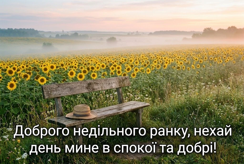 Доброго недільного ранку: найкращі картинки про сучасну Україну для душевних привітань
