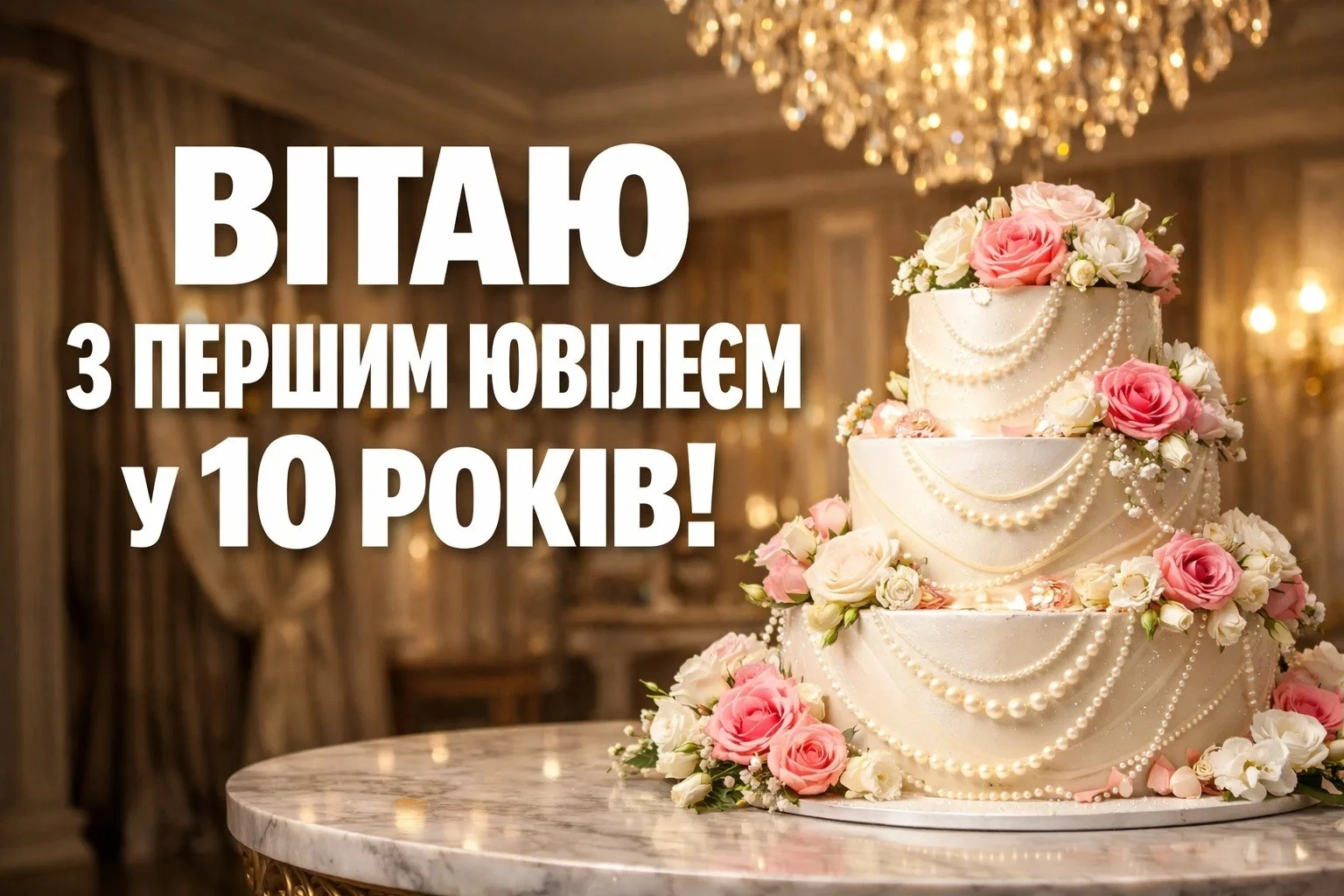 Привітання з днем народження дівчинці на 10 років від батьків, рідних та друзів