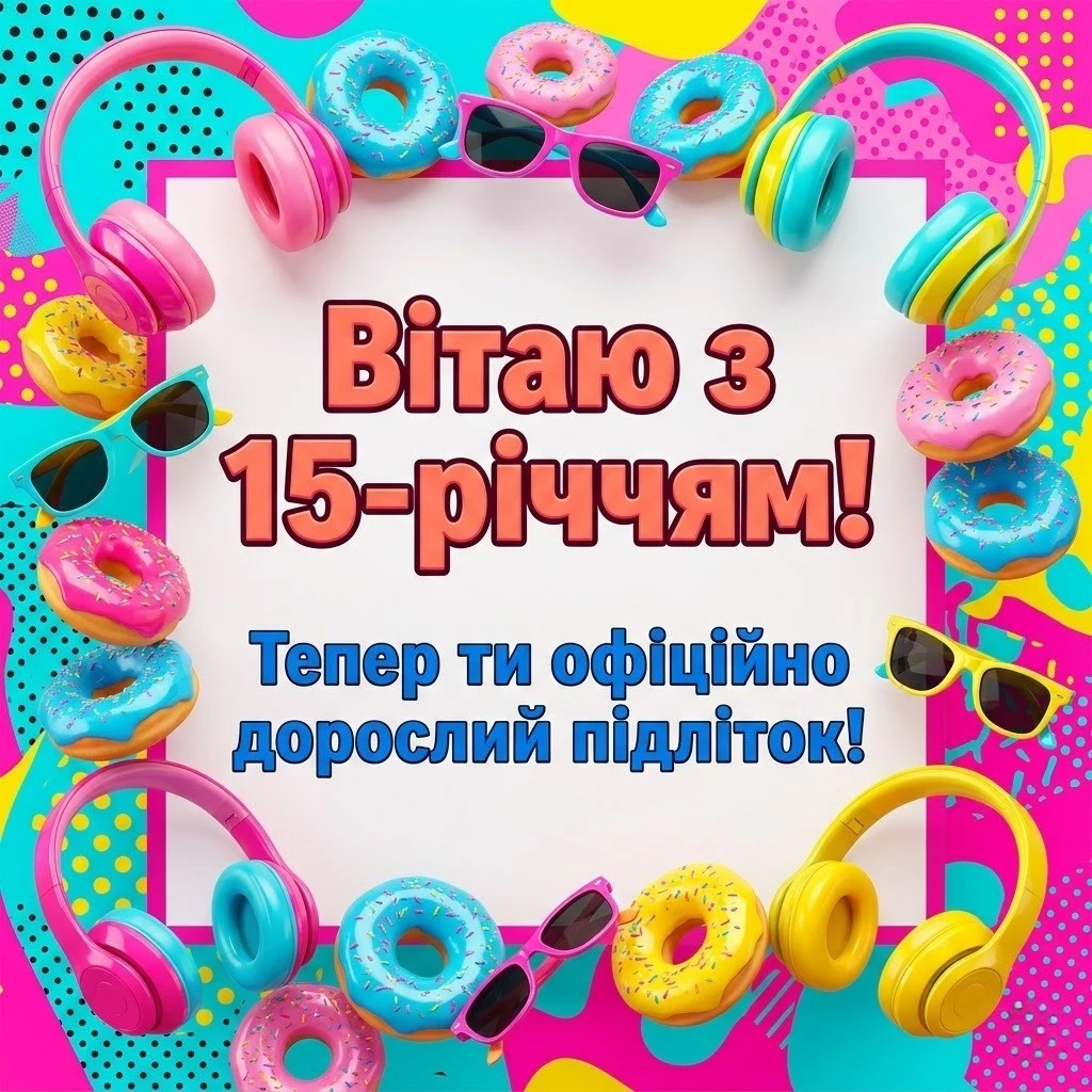 З днем народження, красуне! Красиві вітання дівчинці на 15-річчя