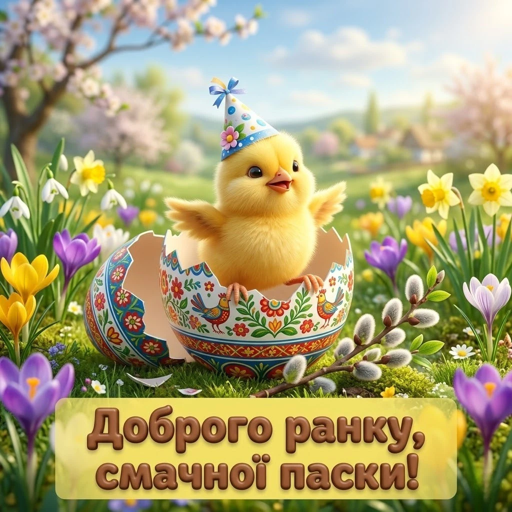 Доброго ранку: святкові картинки з Великоднем та найтепліші побажання