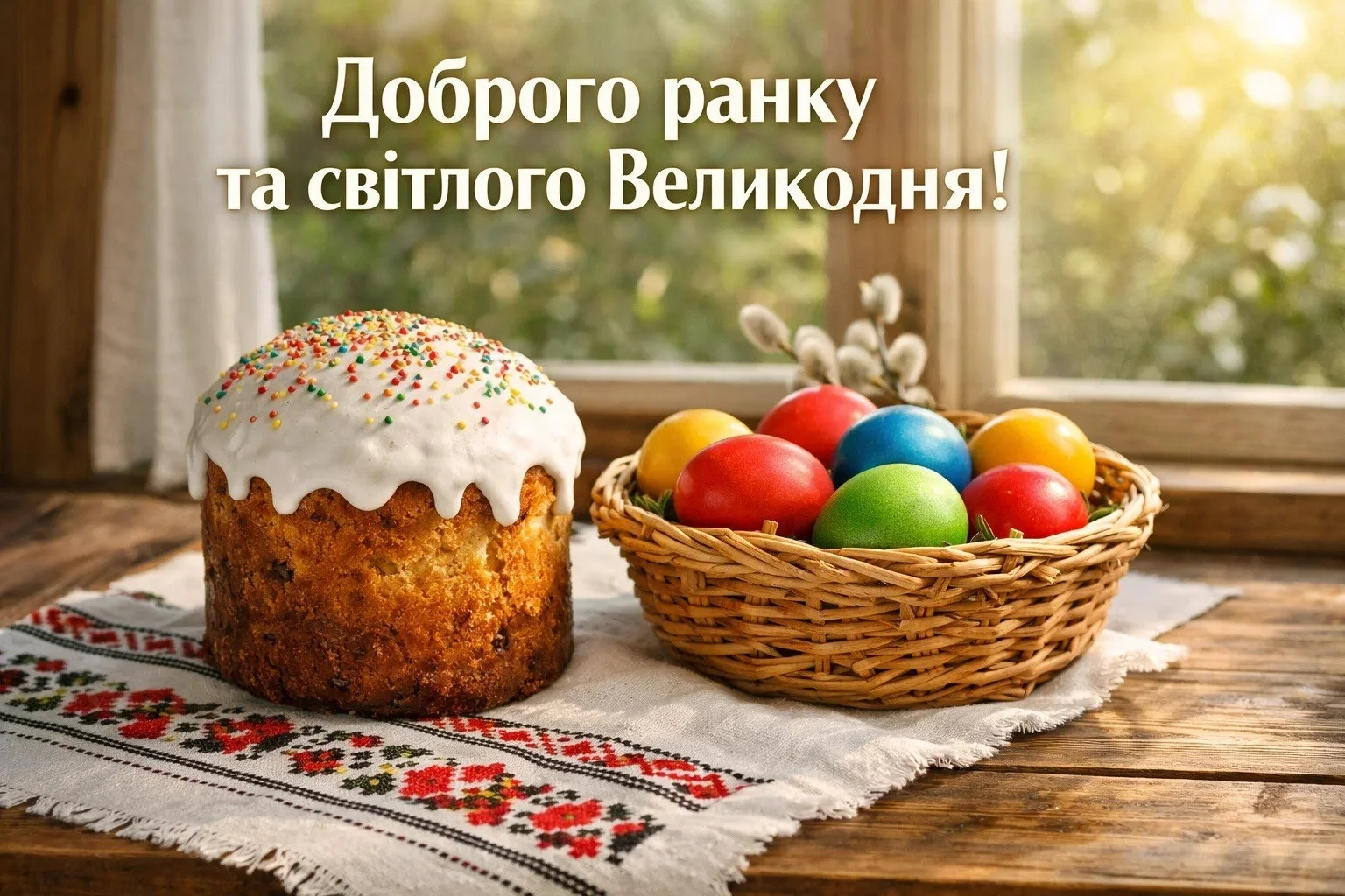 Доброго ранку: святкові картинки з Великоднем та найтепліші побажання