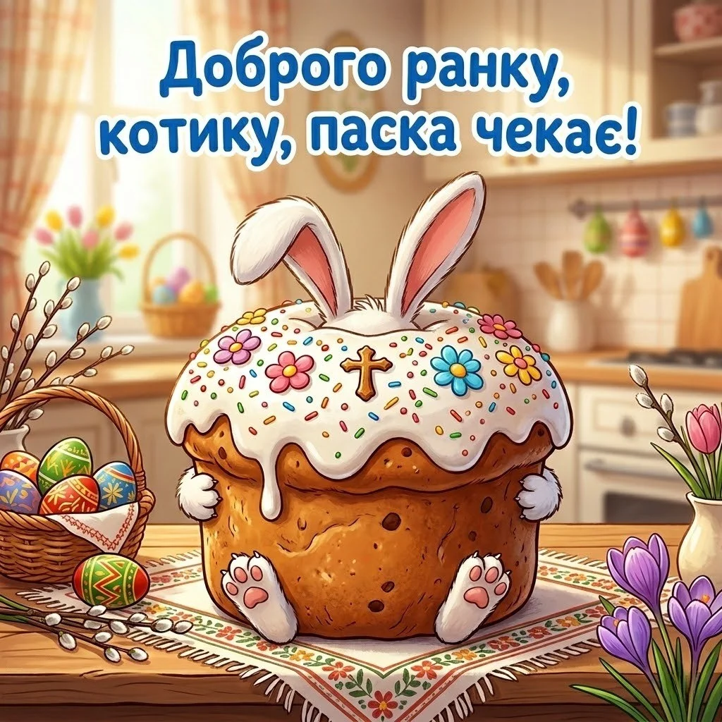 Доброго ранку: святкові картинки з Великоднем та найтепліші побажання