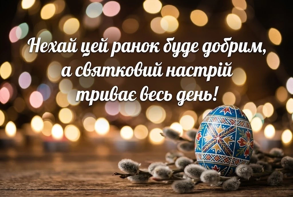 Доброго ранку: святкові картинки з Великоднем та найтепліші побажання