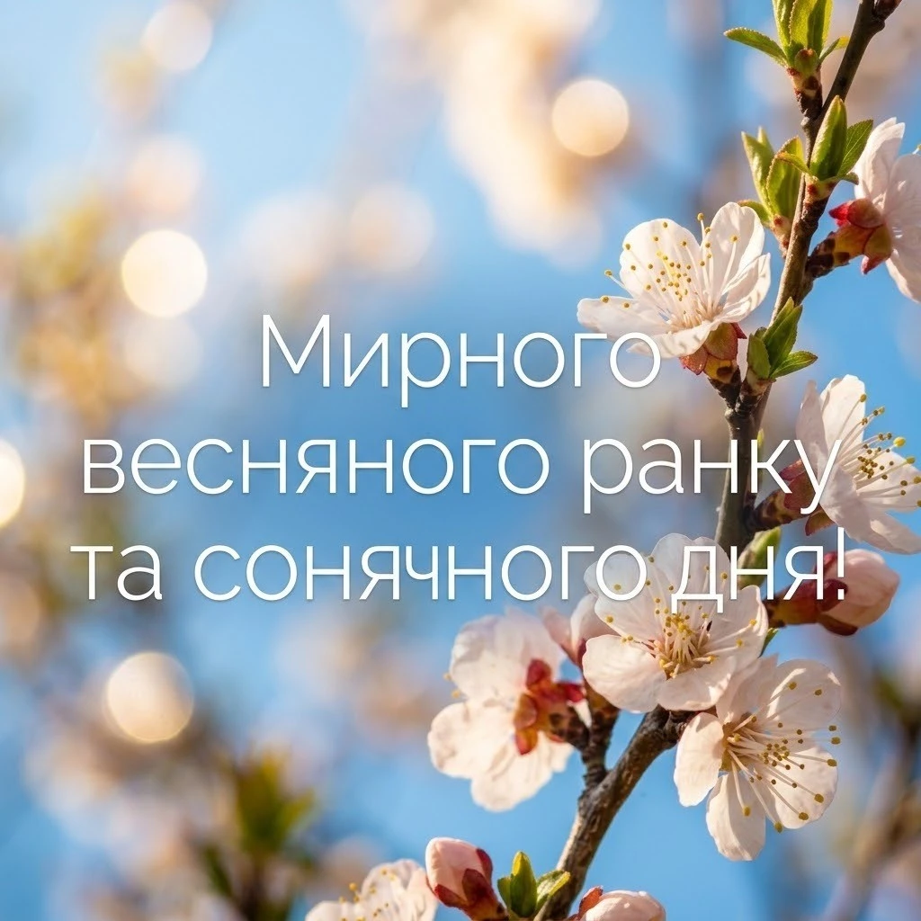 Доброго ранку: сучасні картинки про весну в Україні для душевних привітань