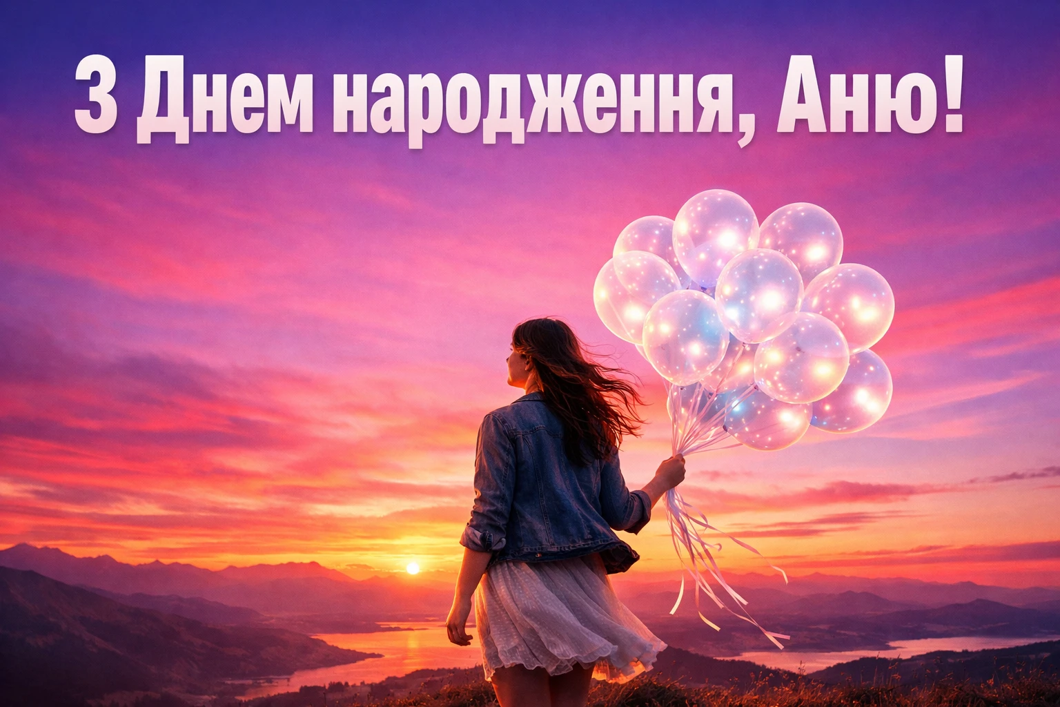 Найкращі привітання з днем народження для Ані: вірші, проза та листівки