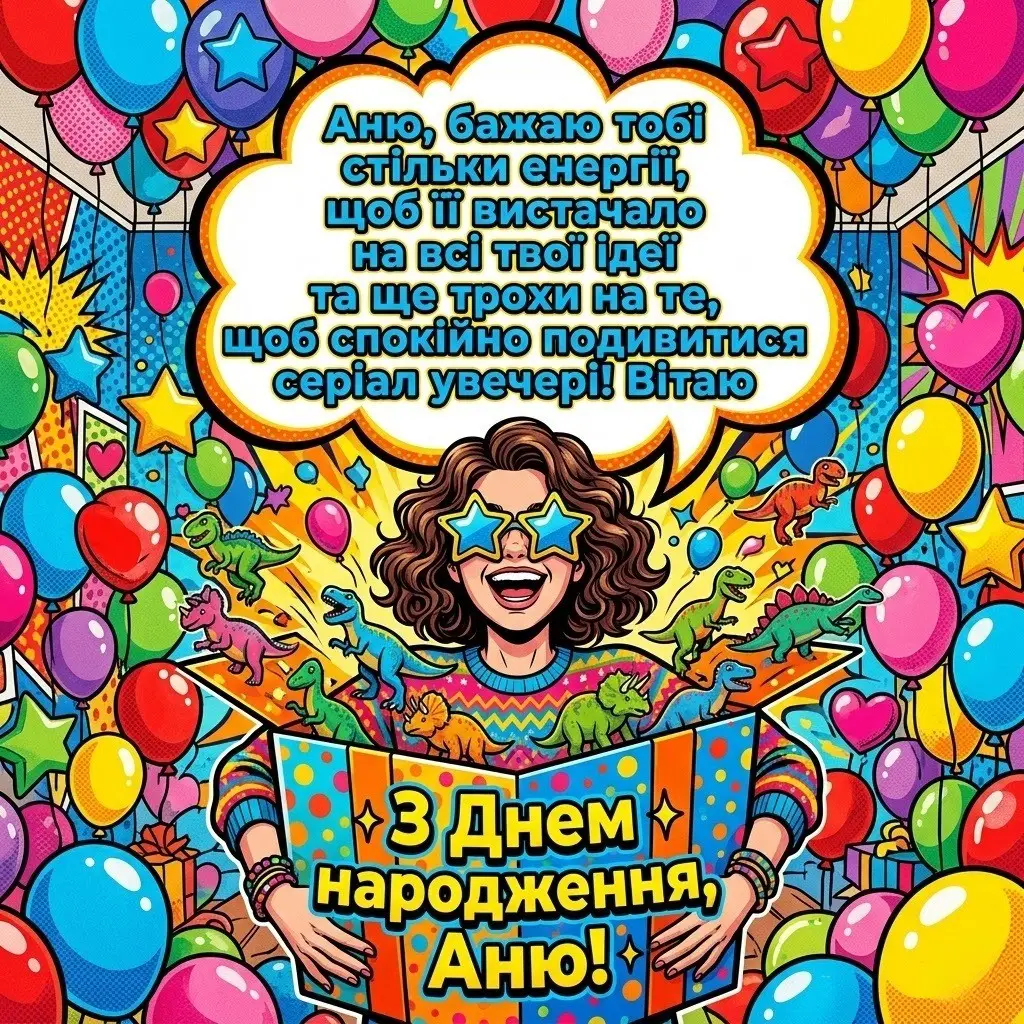 Найкращі привітання з днем народження для Ані: вірші, проза та листівки