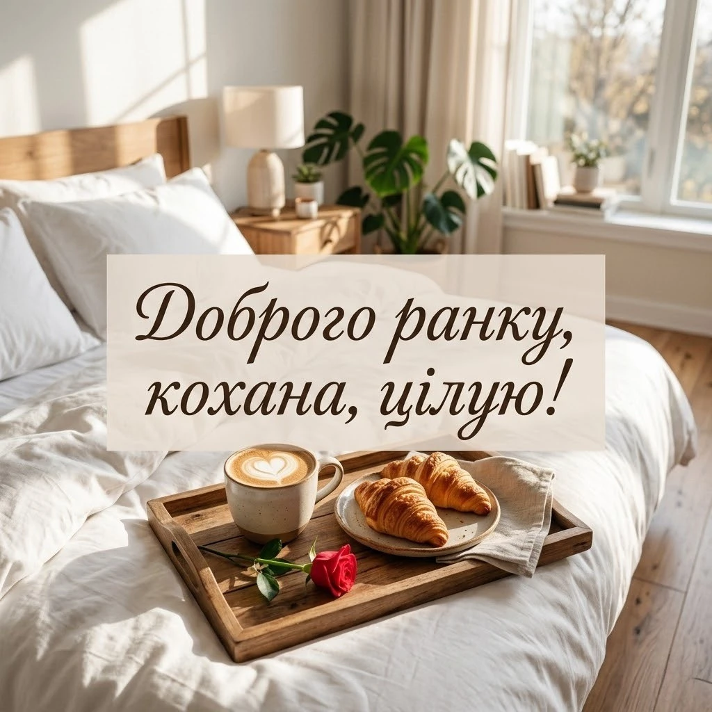 Доброго ранку, цілую, кохана: сучасні картинки та ніжні побажання для особливого початку дня