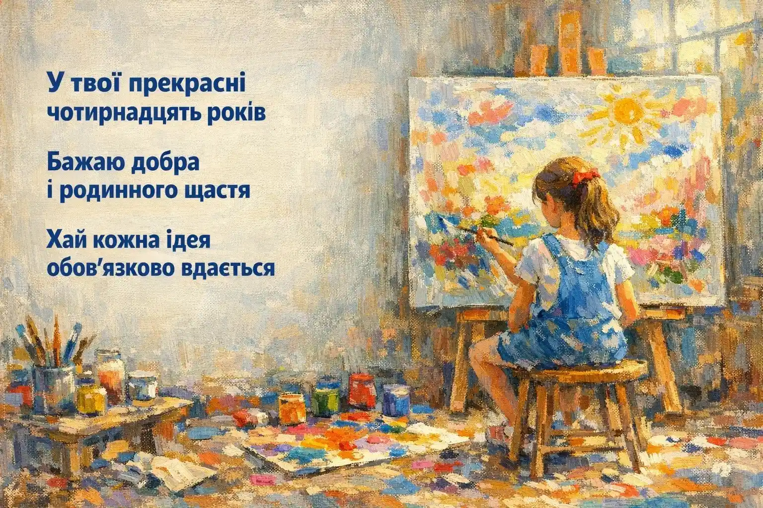 Найкращі привітання з днем народження для донечки на 14 років: проза та вірші