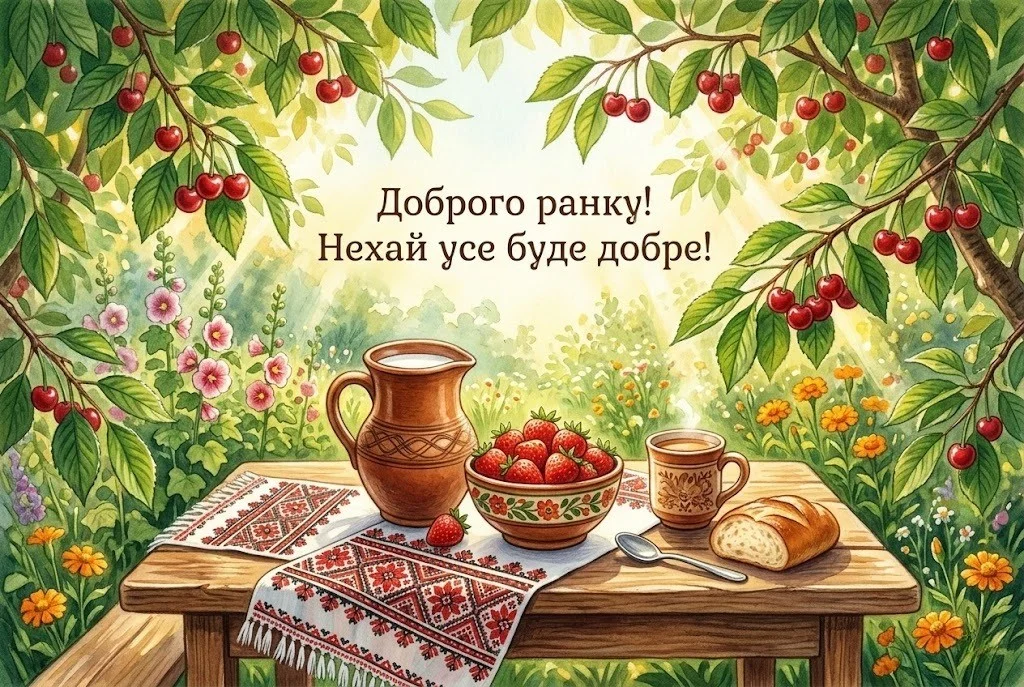 Доброго ранку: картинки, українська культура та найтепліші побажання для душевного початку дня