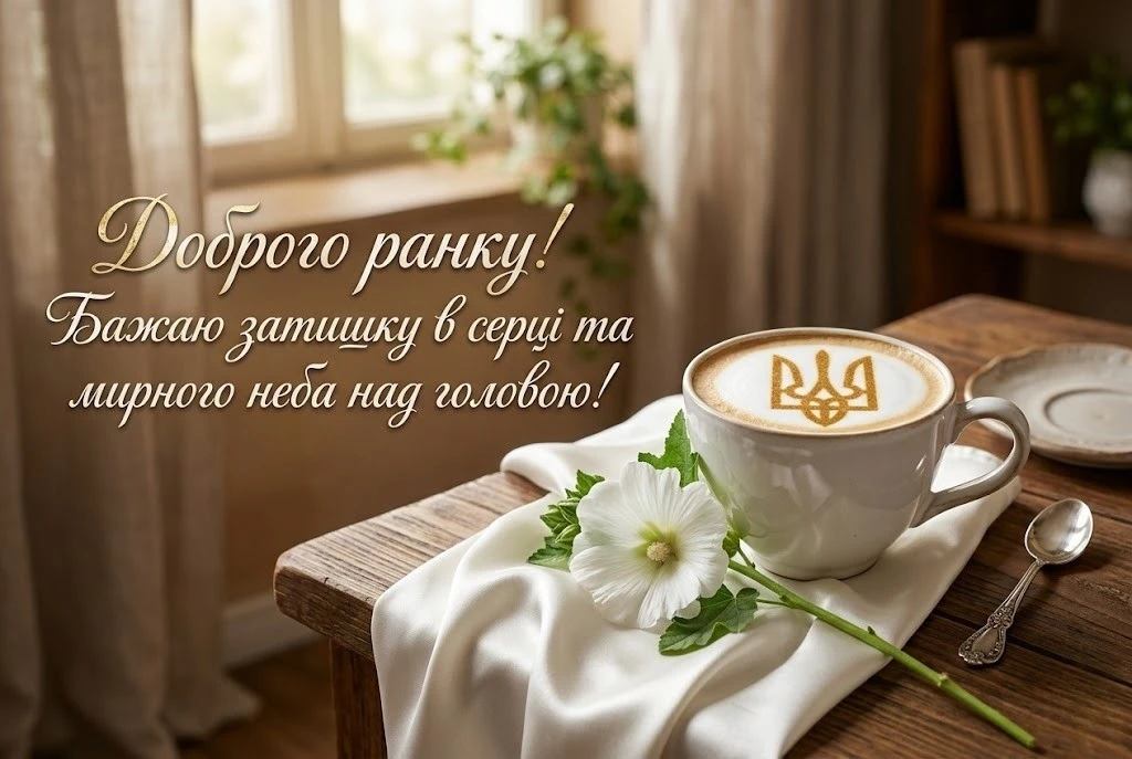 Доброго ранку: картинки, українська культура та найтепліші побажання для душевного початку дня