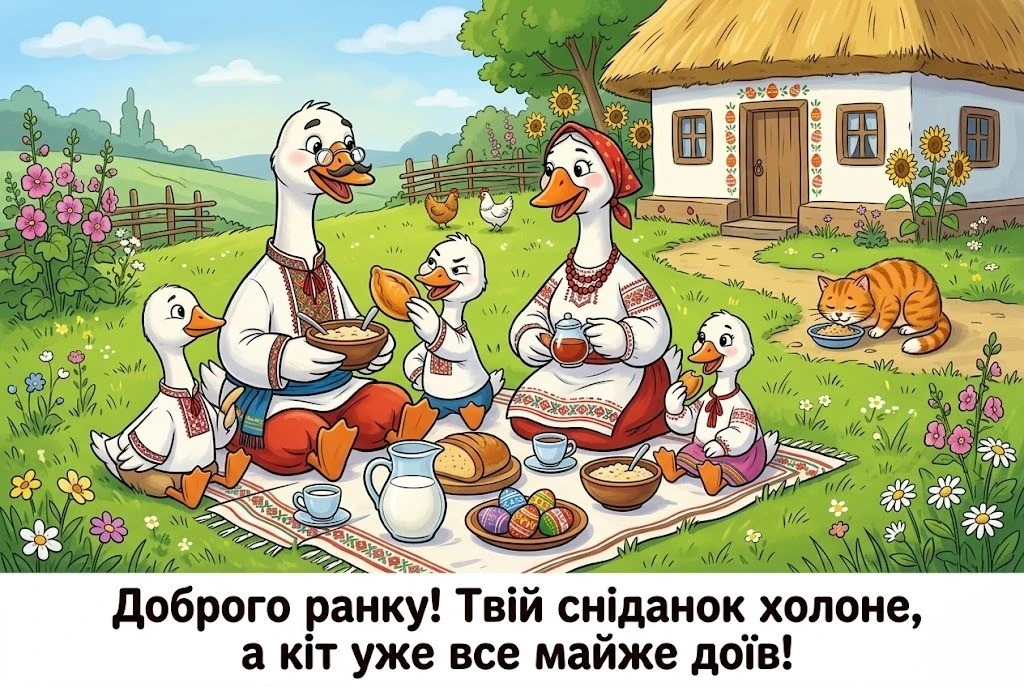 Доброго ранку: картинки, українська культура та найтепліші побажання для душевного початку дня