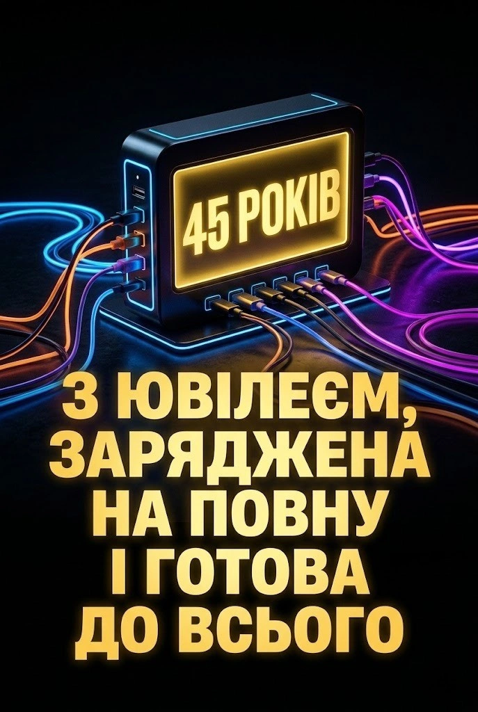 Прикольні привітання на 45 річний ювілей жінці: енергія, драйв та шарм