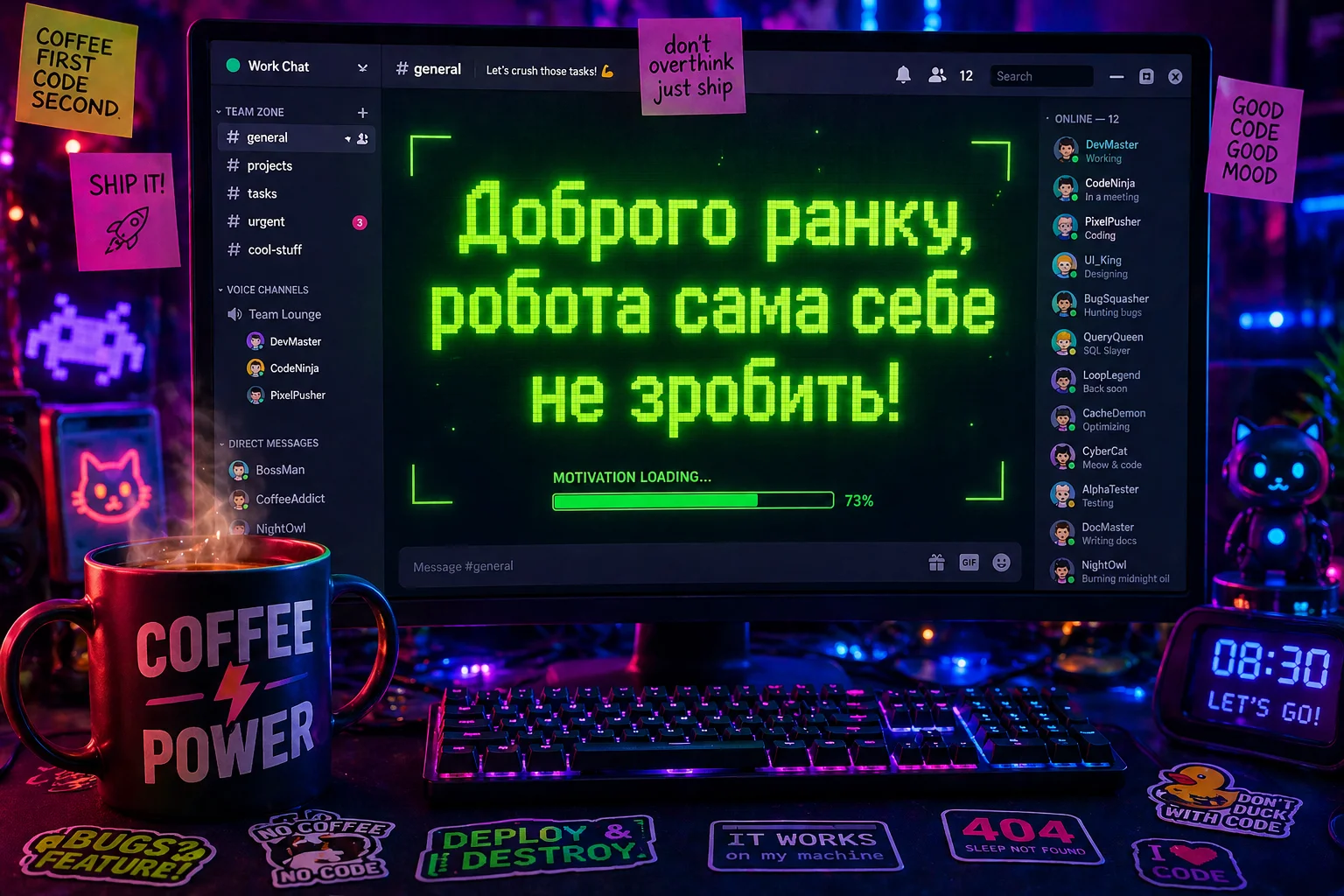 Доброго ранку і мирного дня: найкращі листівки та щирі побажання для душевного настрою