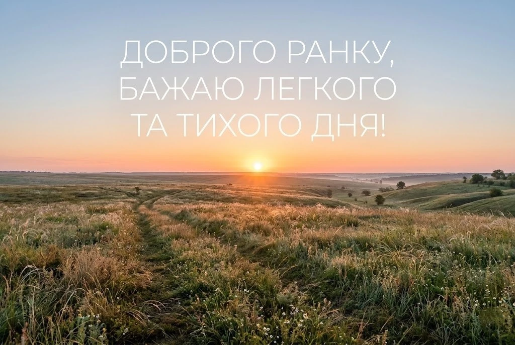 Доброго ранку і мирного дня: найкращі листівки та щирі побажання для душевного настрою