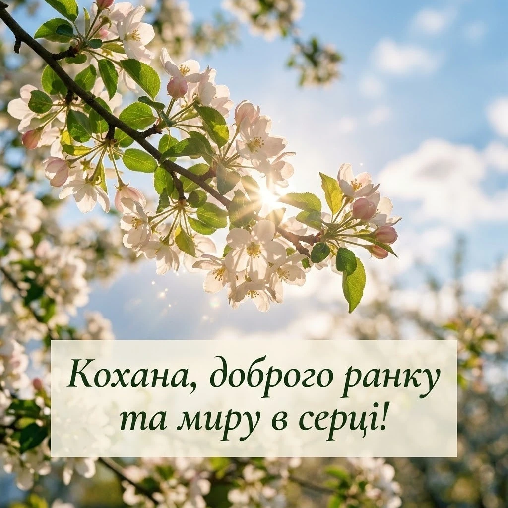 Доброго ранку, кохана: картинки спокою і гарного настрою для найріднішої