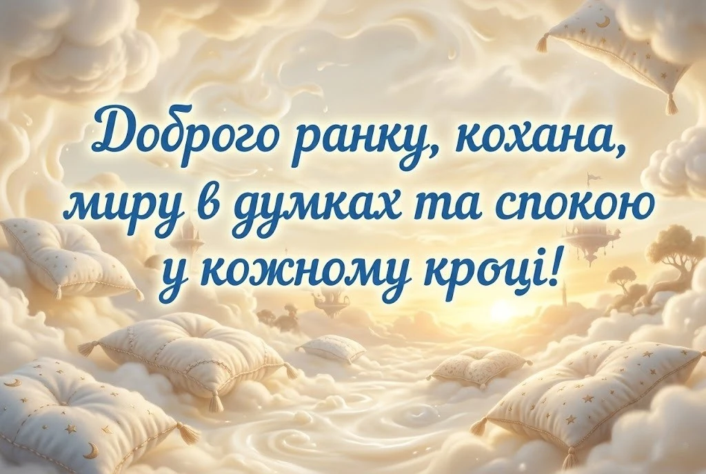 Доброго ранку, кохана: картинки спокою і гарного настрою для найріднішої