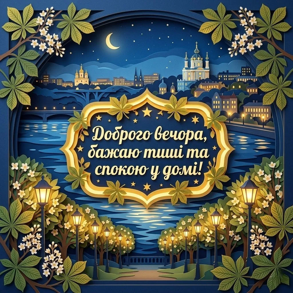 Доброго вечора та мирного відпочинку: найкращі картинки з побажаннями для душевного настрою в Україні