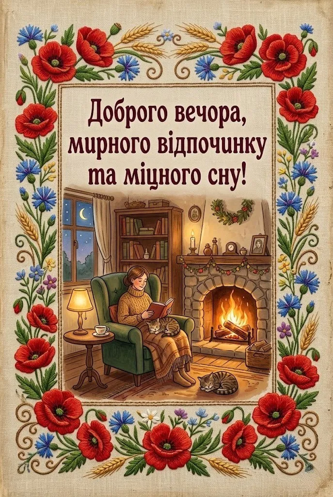Доброго вечора та мирного відпочинку: найкращі картинки з побажаннями для душевного настрою в Україні
