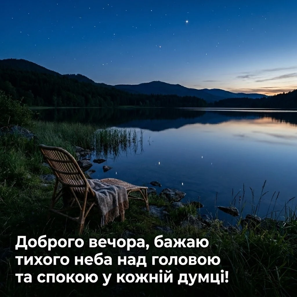 Доброго вечора та мирного відпочинку: найкращі картинки з побажаннями для душевного настрою в Україні