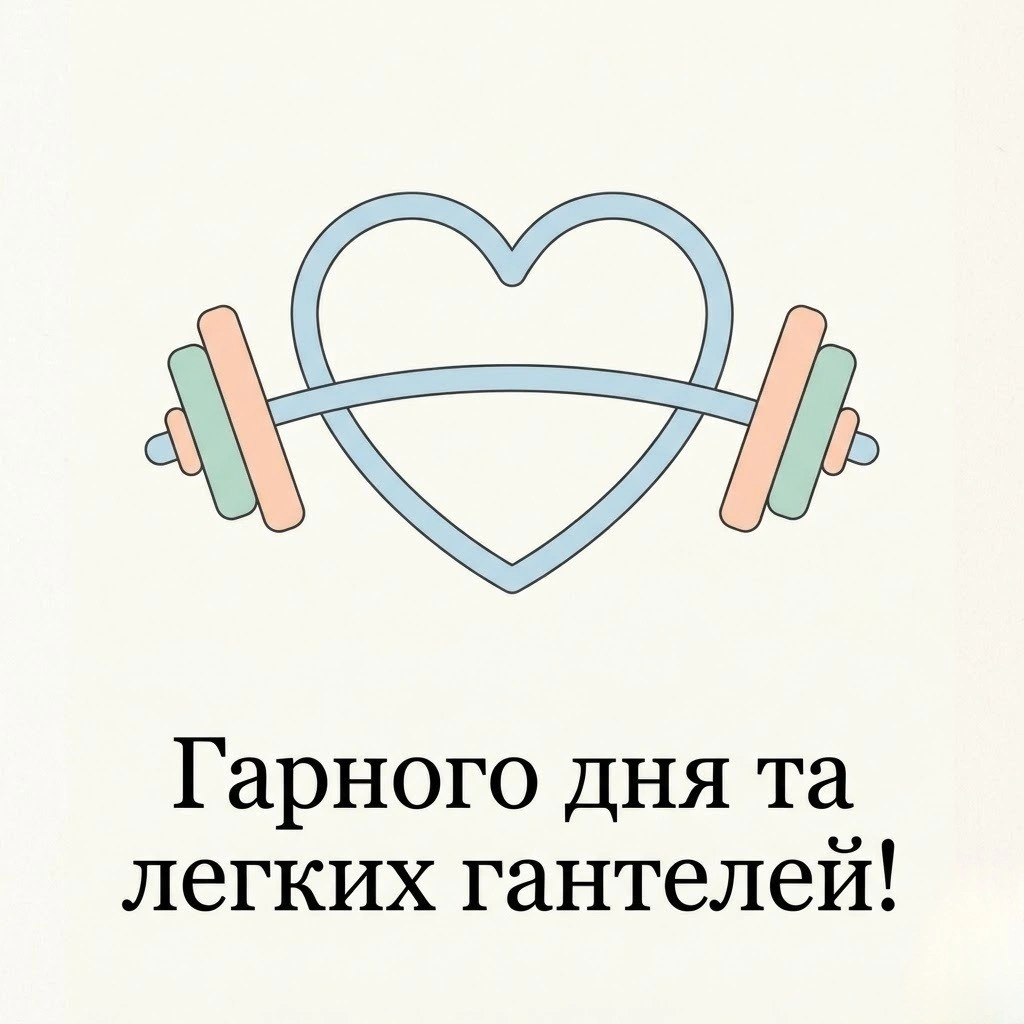 Доброго дня та гарного тренування в тренажерному залі: мотивація та найкращі картинки