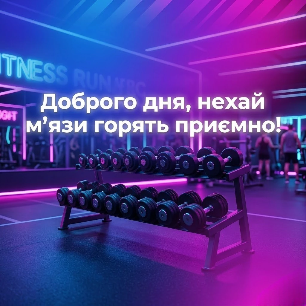 Доброго дня та гарного тренування в тренажерному залі: мотивація та найкращі картинки