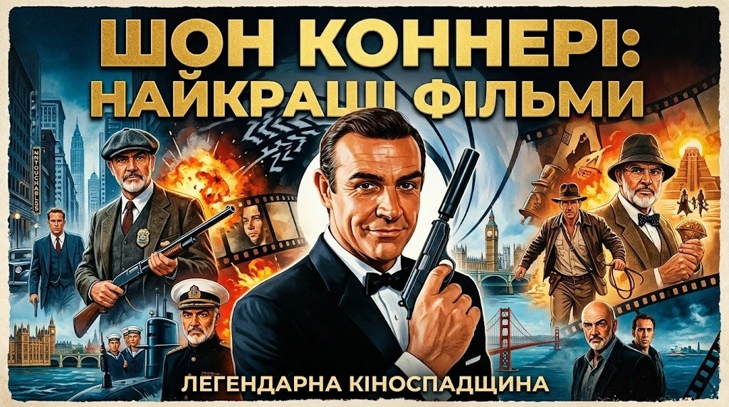 Шон Коннері фільми: від Джеймса Бонда до Оскара