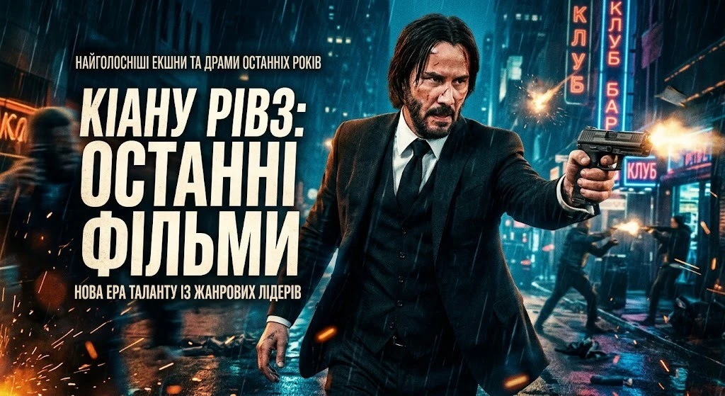 Останні фільми Кіану Рівза що здивують вас