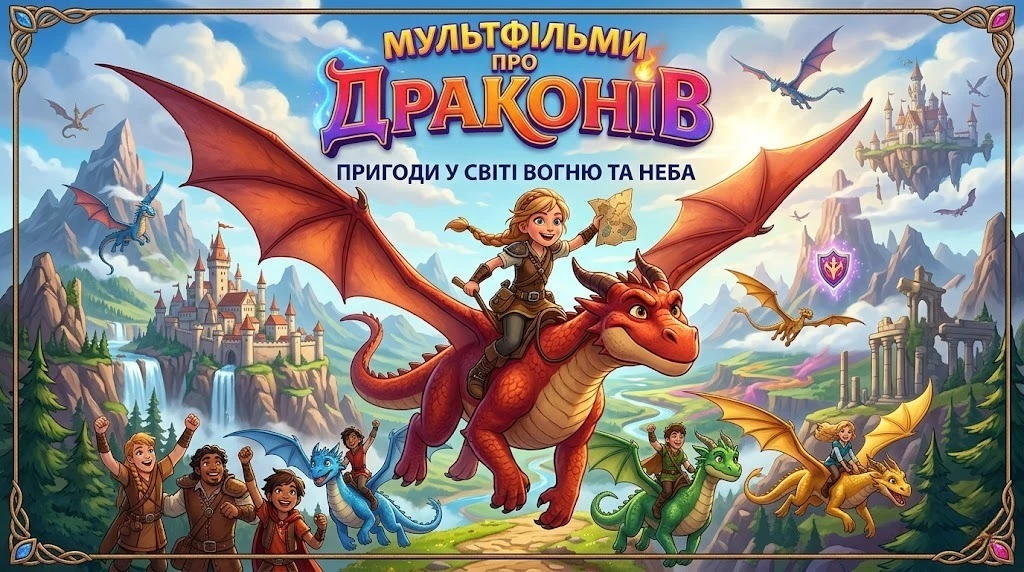 Обов’язкові мультфільми про драконів для сімейного перегляду