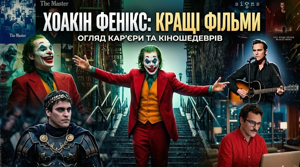 Кращі фільми Хоакіна Фенікса на думку критиків