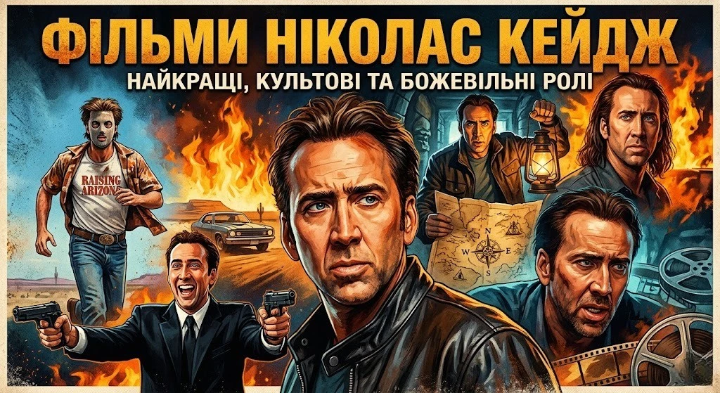Фільми Ніколас Кейдж з найвищими оцінками рейтингів