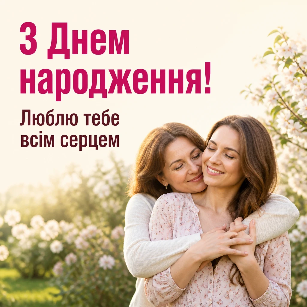 привітання з днем народження для дорослої дочки від мами