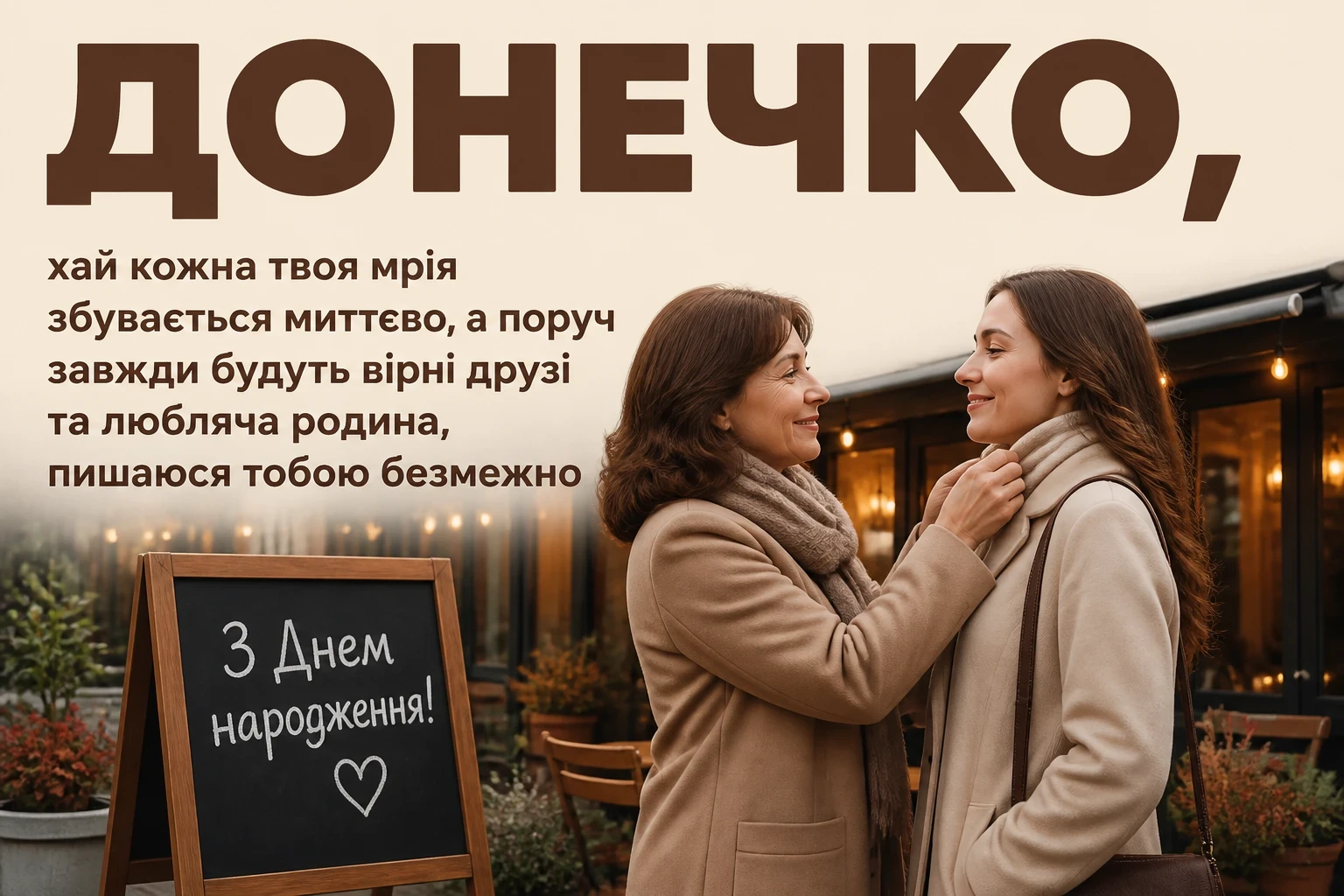 привітання з днем народження для дорослої дочки від мами