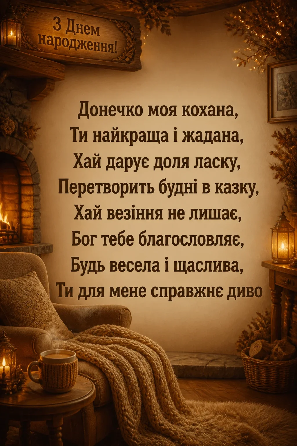 привітання з днем народження для дорослої дочки від мами