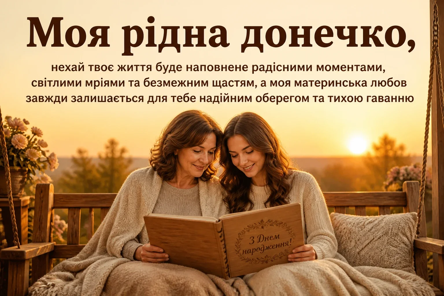 привітання з днем народження для дорослої дочки від мами