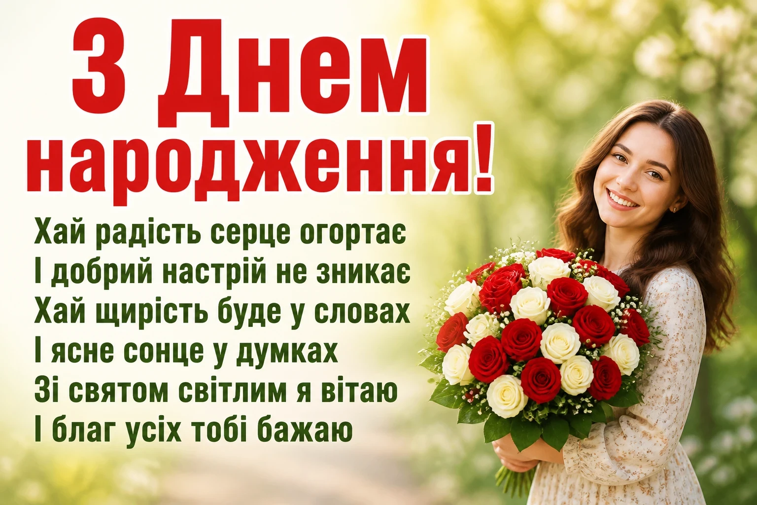 зворушливе привітання з днем народження у віршах