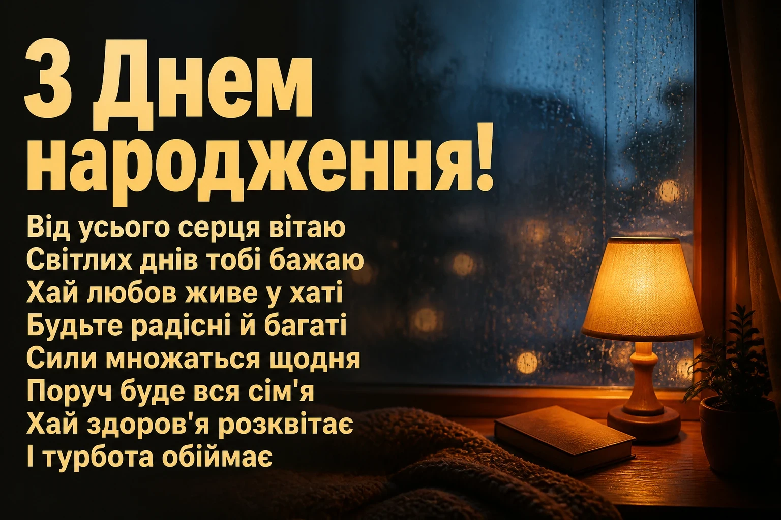 зворушливе привітання з днем народження у віршах