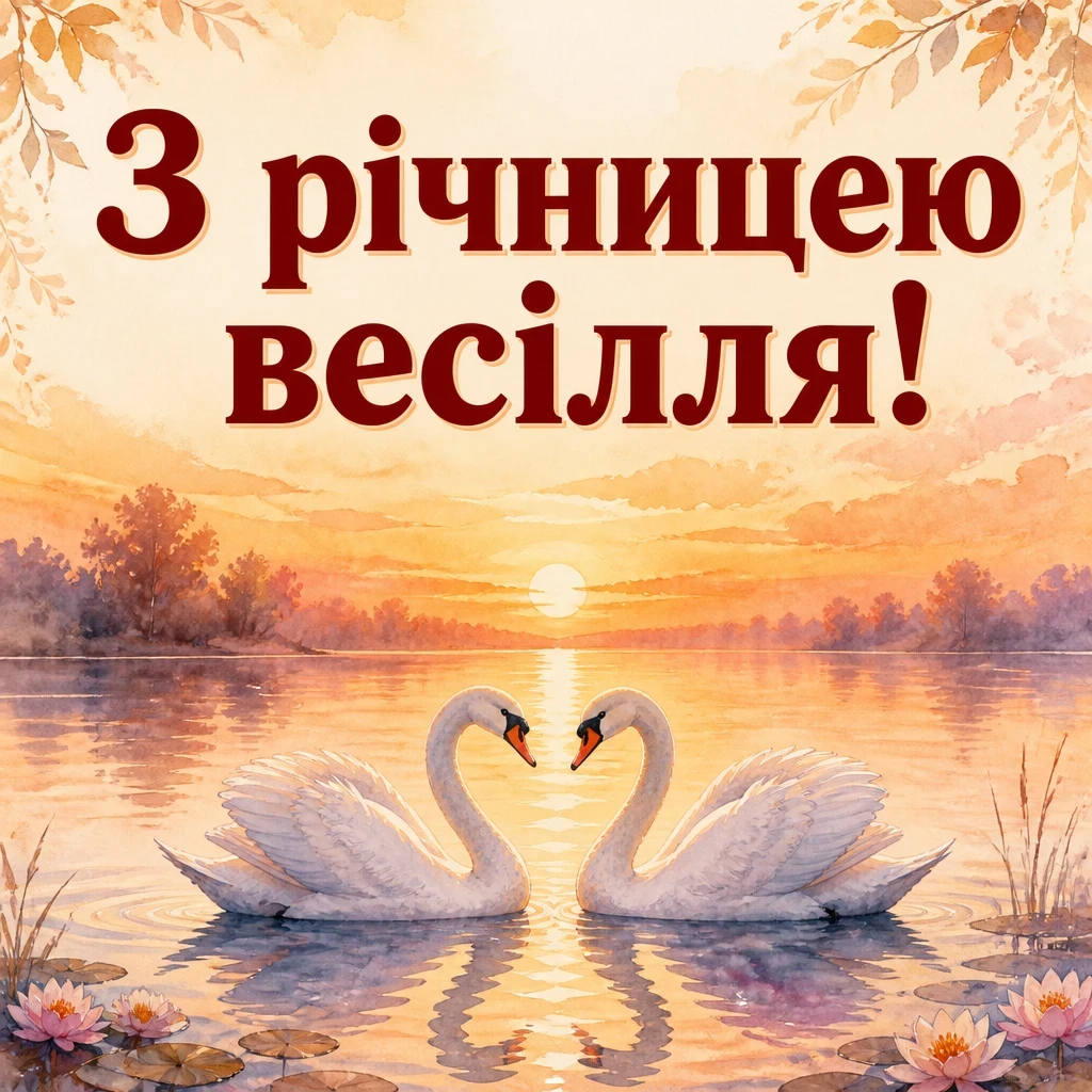 річниця весілля привітання